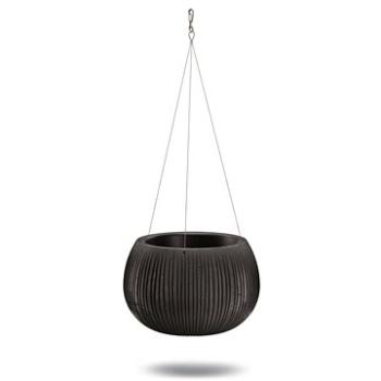 PROSPERPLAST Beton Bowl WS závesný, čierny 37 cm (DKB370WS-B411)