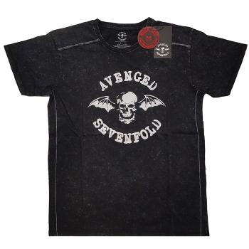 Avenged Sevenfold A7X tričko Logo Čierna XL