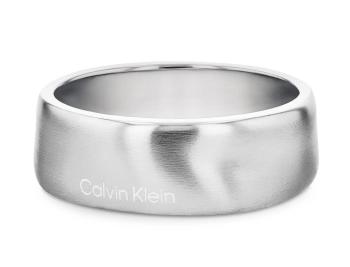 Calvin Klein Pánsky prsteň z ocele Metallic Waves 35100037 64 mm