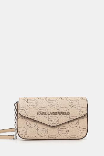 Kabelka Karl Lagerfeld béžová farba, A1W32045