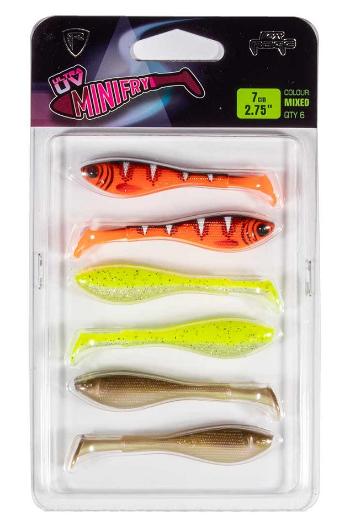 Fox rage gumová nástraha mini fry mixed colour pack 7 cm