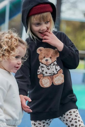 Dievčenské šaty Mayoral čierna farba, mini, oversize, 4928