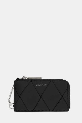 Peňaženka Calvin Klein dámska, čierna farba, K60K612954