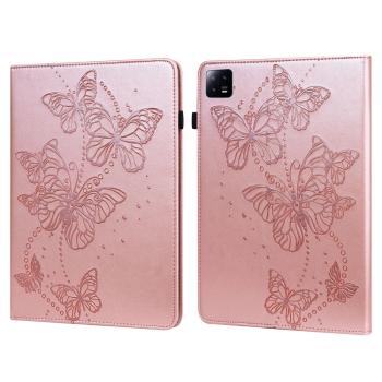 ART BUTTERFLIES Zaklápacie puzdro Xiaomi Pad 6 / Pad 6 Pro ružové