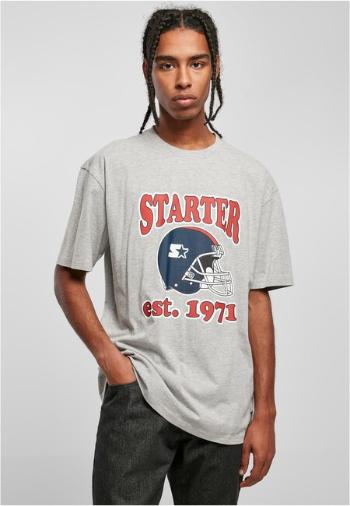 Starter Football Tee heathergrey - S