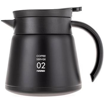 Hario Insulated Stainless Steel Server V60-02 Black - 600 ml (4977642220584)