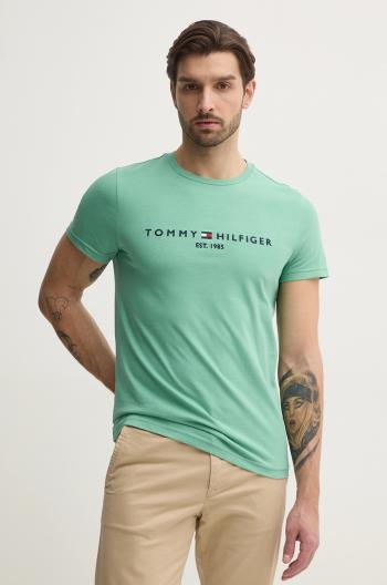 Bavlnené tričko Tommy Hilfiger pánske, s nášivkou, MW0MW11797