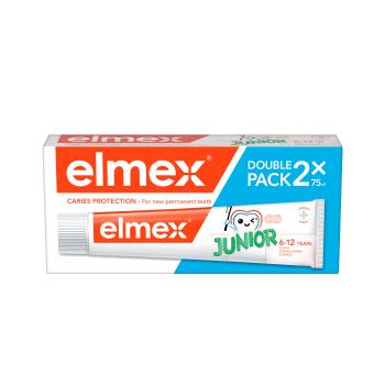 Elmex Junior 6–12 let zubní pasta 2x75 ml