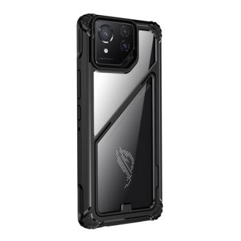 TEO Pevný ochranný obal so stojanom Asus ROG Phone 8 Pro čierny