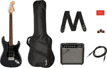 Fender Squier Affinity Series Stratocaster HSS Pack LRL Charcoal Frost Metallic Elektrická gitara