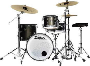 Zildjian Alchem-E Gold Black Gold Foundry Shimmer Gloss Lacquer Elektronická bicia sada