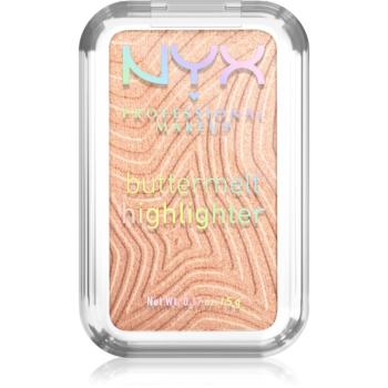NYX Professional Makeup Buttermelt Highlighter rozjasňovač odtieň glaze it butta 10 5 g