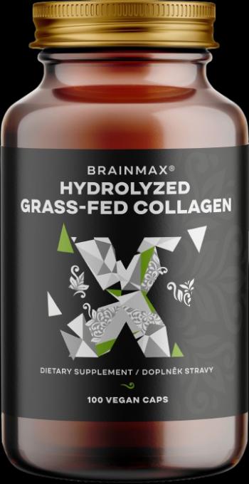 BRAINMAX Hydrolyzovaný GrassFed Collagen 100 kapsúl