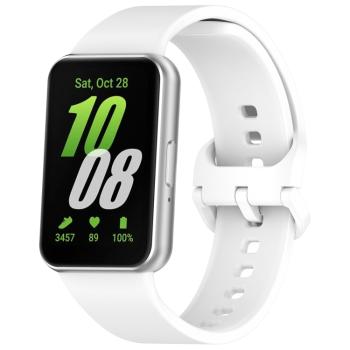 SILICONE Vymeniteľný remienok pre Samsung Galaxy Fit3 biely