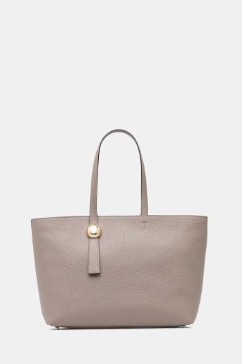 Kožená kabelka Furla šedá farba, WB01353 HSF000 2572S