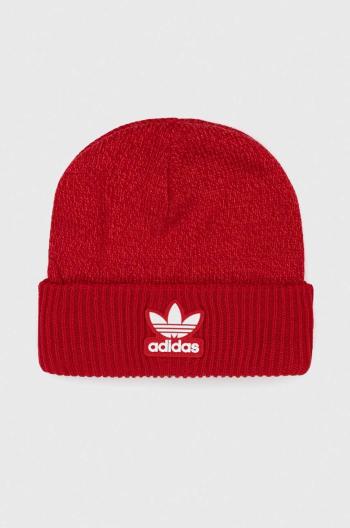 Čiapka adidas Originals červená farba