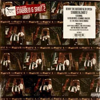 Benny The Butcher & 38 Spesh - Stabbed & Shot 2 (Black & White Splash Coloured) (LP)