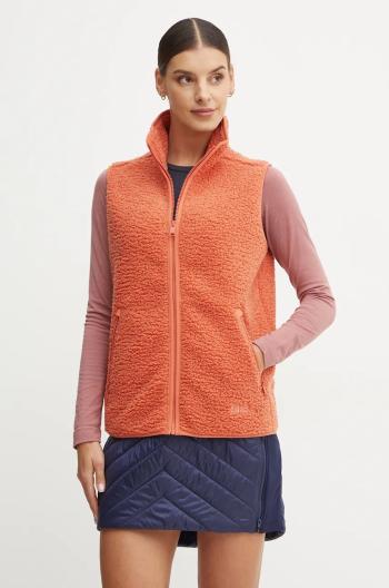 Vesta Jack Wolfskin dámsky, oranžová farba, prechodný