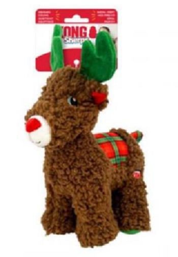 Kong Dog Holiday Sherps™ Reindeer s pískatkom polyester M