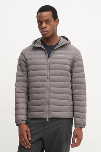 Páperová bunda Armani Exchange hnedá farba, prechodná, XM001577 AF16927