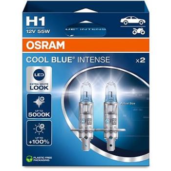 OSRAM H1 Cool Blue Intense Next Generation, 12 V, 55 W, P14.5s, Duobox (64150CBN-HCB)