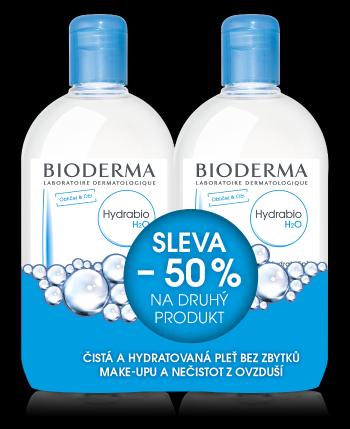 BIODERMA Hydrabio H2O micelární voda výhodné balení 2 x 500 ml