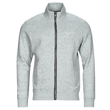 Jack & Jones  JPRBLUARCHIE SWEAT ZIP  HIGH NECK  Mikiny Šedá