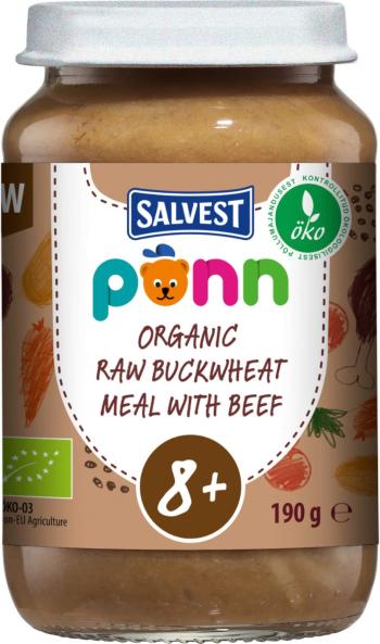 SALVEST Põnn BIO Hovädzie mäso s pohánkou a zeleninou 190 g