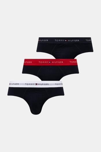 Slipy Tommy Hilfiger 3-pak čierna farba, UM0UM03471