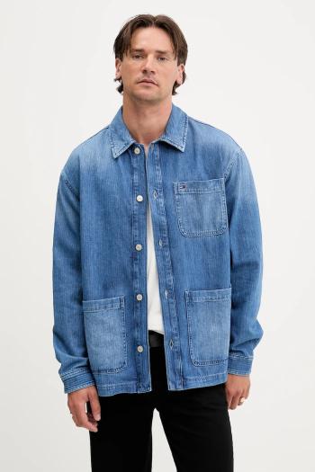 Košeľové sako Tommy Jeans prechodné, DM0DM21241