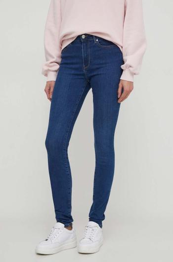 Rifle Tommy Hilfiger dámske, tmavomodrá farba, WW0WW40647