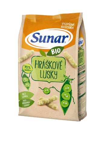 SUNAR Bio hráškové struky 45 g,SUNAR BIO Chrumky Hráškové struky 45 g