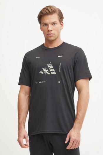 Tréningové tričko adidas Performance Box Logo čierna farba, s potlačou, JD8231