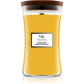 Woodwick Seaside Mimosa vonná sviečka s dreveným knotom 609,5 g