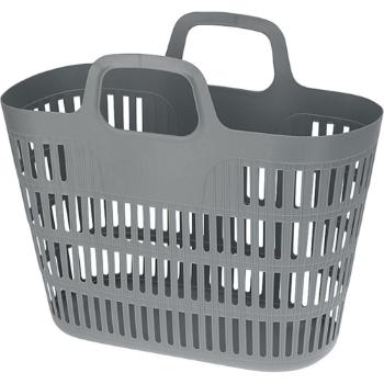 Nákupný košík 25 l, šedá