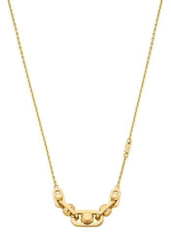 Michael Kors Moderný pozlátený náhrdelník Astor Link MKC170800710