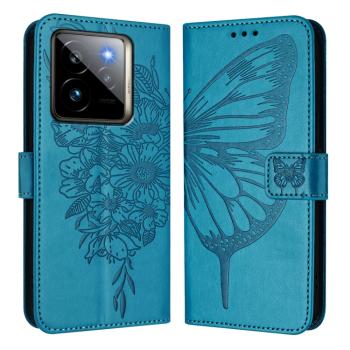 ART BUTTERFLY Peňaženkový obal pre Realme GT 7 Pro 5G modrý