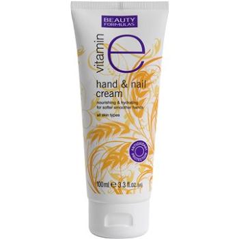 BEAUTY FORMULAS Antioxidačný krém na ruky a nechty s vitamínom E 100 ml (5012251011730)