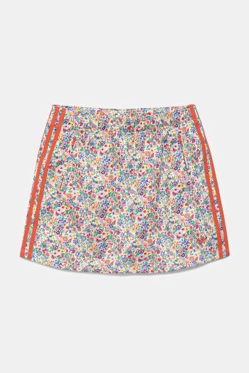 Dievčenská sukňa adidas Originals oranžová farba, mini, rovný strih, JD0531