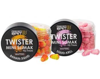 Feederbait twister mini šlimak wafters 11x8 mm 25 ml - slivka cesnak