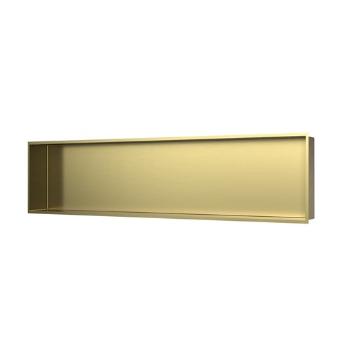 Vstavaná polička SAT Aurum zlatá 121x28 cm SATAURN12128BG