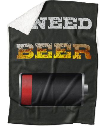Deka I need beer (Podšitie baránkom: ÁNO)