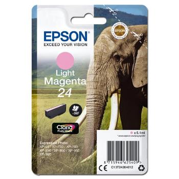 Epson T2426 C13T24264012 svetlo purpurová (light magenta) originálna cartridge