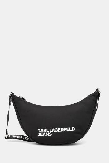 Kabelka Karl Lagerfeld Jeans čierna farba, A1W30243