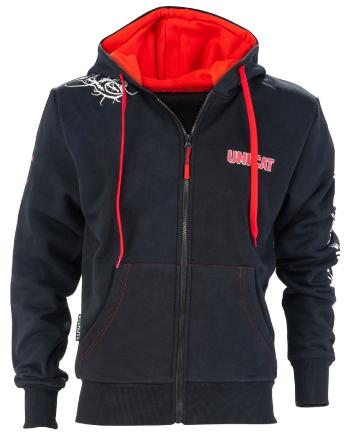 Uni cat mikina team zipper hoodie - m
