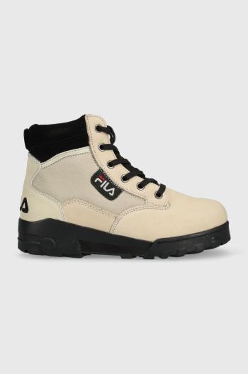 Workery Fila Grunge Ii Bl dámske, béžová farba, na platforme,