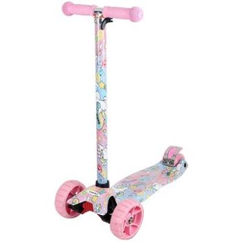 Dětská tříkolová koloběžka MAXI SCOOTER UNICORN (H-060-UN)