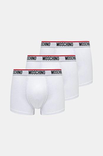 Boxerky Moschino Underwear 3-pak pánske, biela farba, 241V1A13954300