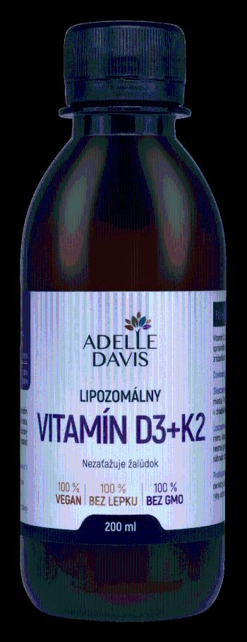 ADELLE DAVIS Lipozomálny Vitamín D3+K2 200 ml