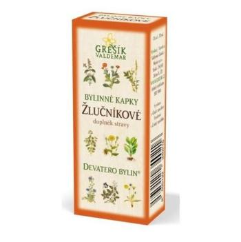 GREŠÍK Žlčníkové kvapky devätero bylín 50 ml